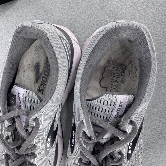 Brooks Ghost 13 Shoes Womens Size 8 Gray Running Neutral Cushion DNA LOFT Road - Picture 5 of 12